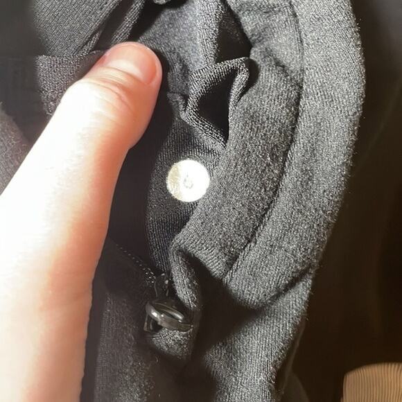 Lululemon H’Om Run Black & White Striped Full Zip Jacket Size 6 - Picture 8 of 10